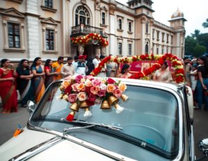 car decoration indian wedding- Icon Media Entertainment