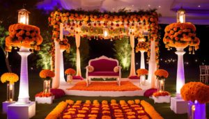 indian mandap wedding decoration-Icon Media Entertainment