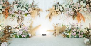 wedding stage indian wedding decoration-Icon Media Entertainment